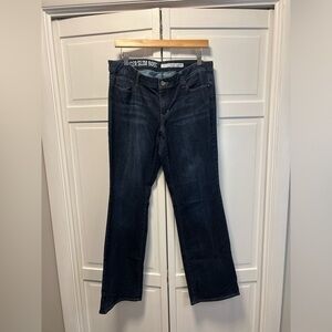 DKNY Jeans Mercer Slim Boot Size Women’s 14 Color Dark Wash